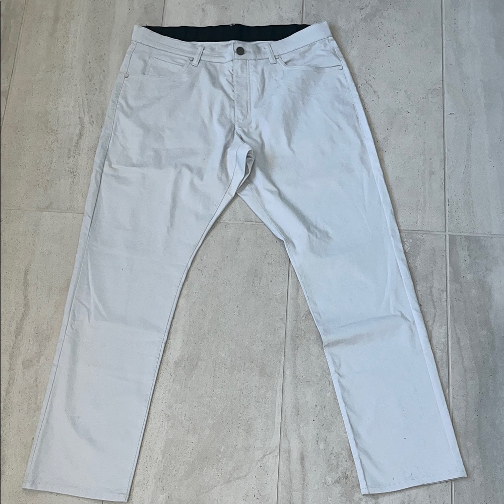 Nike slim fir Dri Fit White Straight-Leg Pants golf light weight